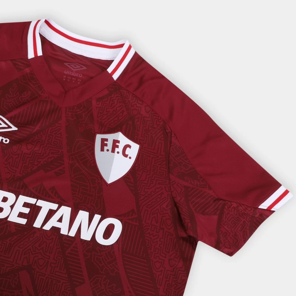 Camisa Fluminense 2022 - Torcedor Masculino - Grená