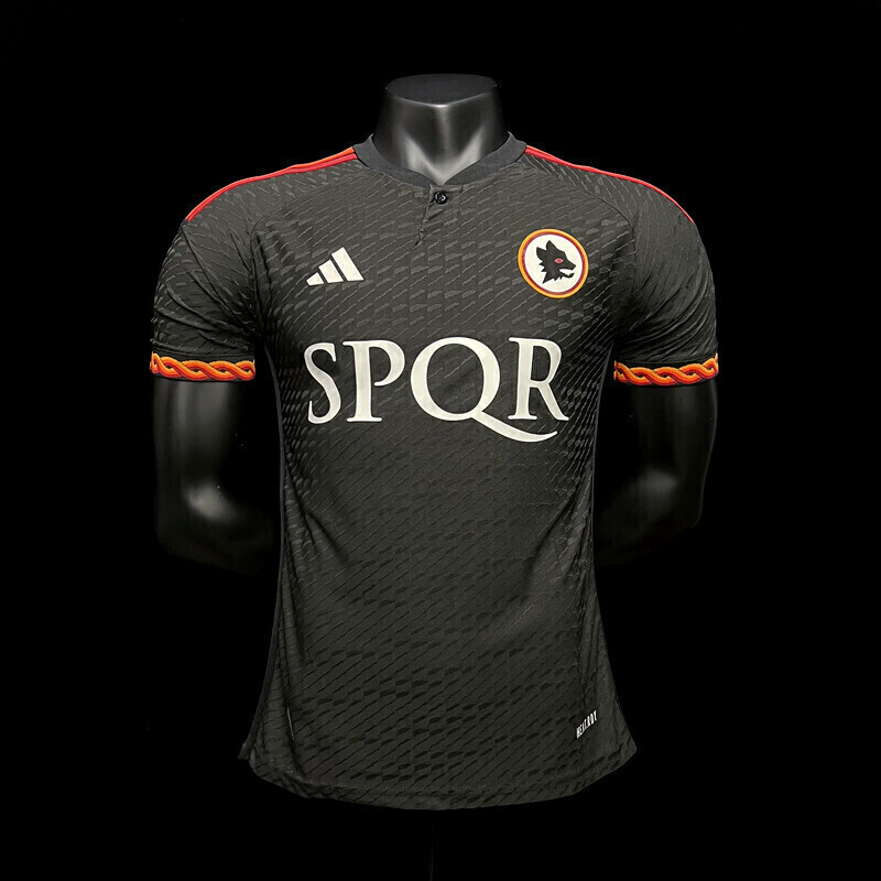 Camisa Roma 2023 Adidas - Jogador Masculina - Preta