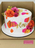 Caixa para Torta Alta Flowes 35x35x30cm - Ideal para Cakeboard de ate 35cm - loja online