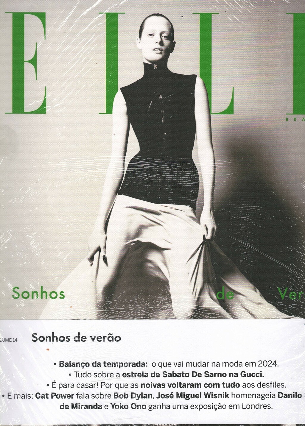 Elle Brasil Vol.14 - Modelo em P&B - Bibliocarlos