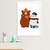 Quadro Snow Urso e Boneco - comprar online