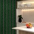 papel de parede adesivo parede verde
