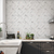 papel de parede para cozinha mosaico marmore carrara