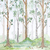 Papel de Parede Adesivo Desenho Floresta Infantil - comprar online