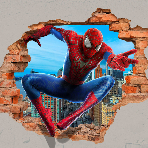 Papel de Parede Non Woven Homem Aranha Muro Camurça