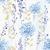 papel de parede floral lavandas e violetas