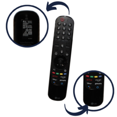 Controle remoto Smart Magic TV LG 55SK8500PSA, 43NANO75SPA, 65UP7550PSF - AKB76039703 - Qualipeças