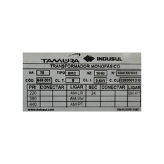 Transformador 75Va 220/380/440-24V - 32830013 - Peça para ar condicionado - Qualipeças