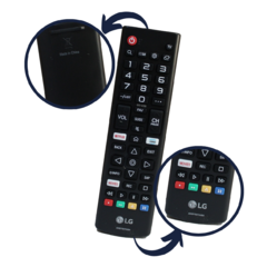 Controle Remoto LG TV Smart - AKB75675304 - Qualipeças