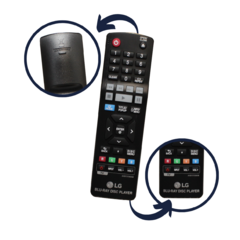 Controle Remoto LG para Aparelho de DVD - AKB73735806 - Qualipeças