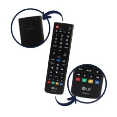 Controle remoto TV LG 42LM6200, 42LP360H-SA, 42LY340C - AKB75055702 na internet