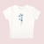 Remera Baby Tee Flower