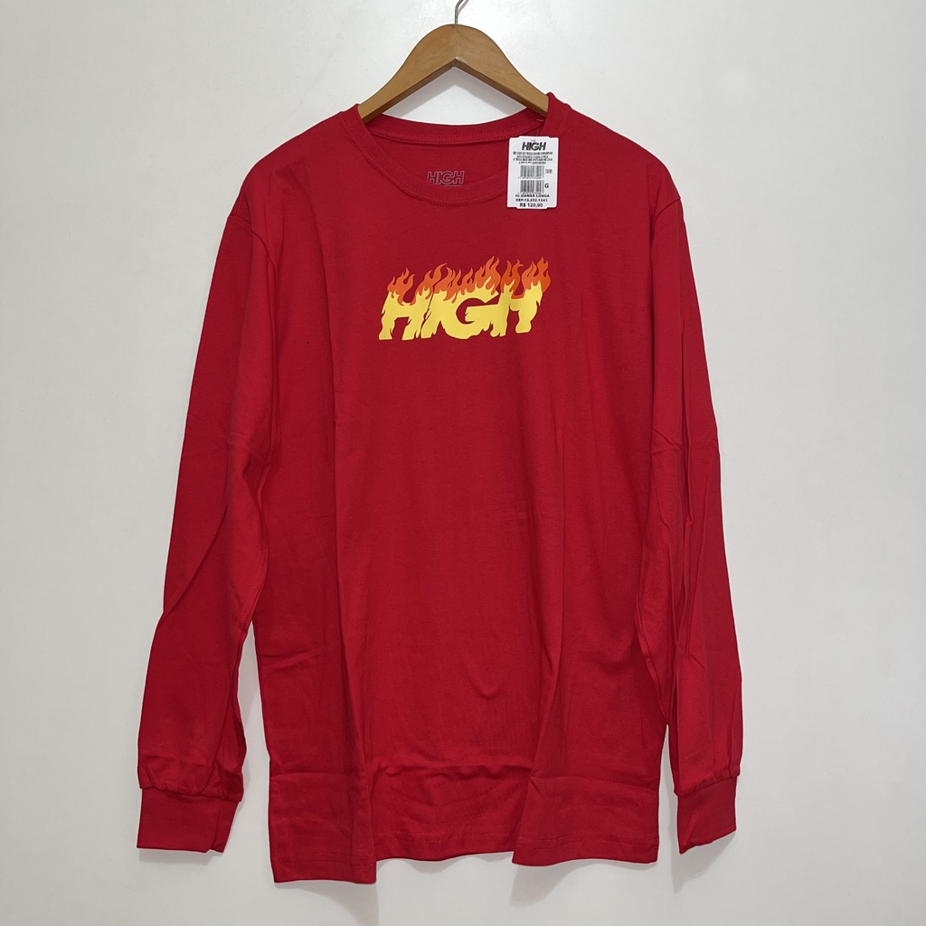 Blusa manga longa high 2025