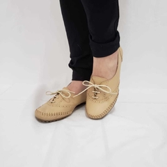 Oxford em couro nude - comprar online