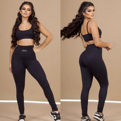 Conjunto legging e top Poliamida na internet