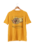 Camiseta amarela de algodão Van Gogh Two Cut sunflower Girassóis  da marca Artilo