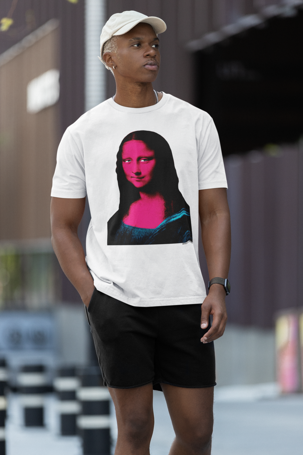 Camiseta Mona Lisa pop vintage 100 algodao Artilo