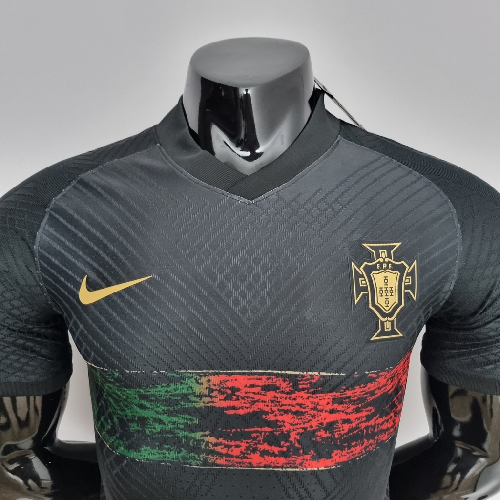 Camisa Seleção PORTUGAL Treino Versão Jogador 22/23 - Nike - Preta