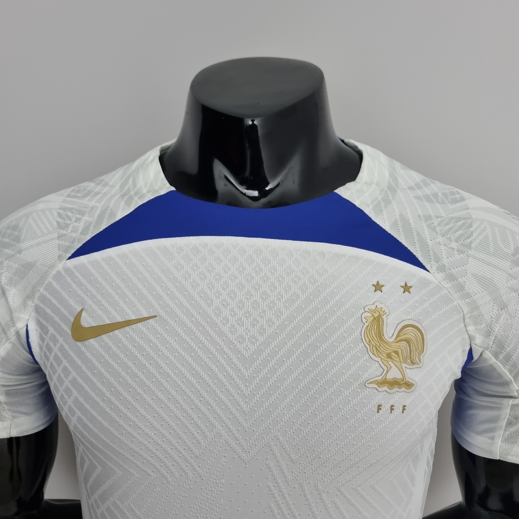 Camisa Seleção França Versão Jogador 22/23 - Nike - Branca