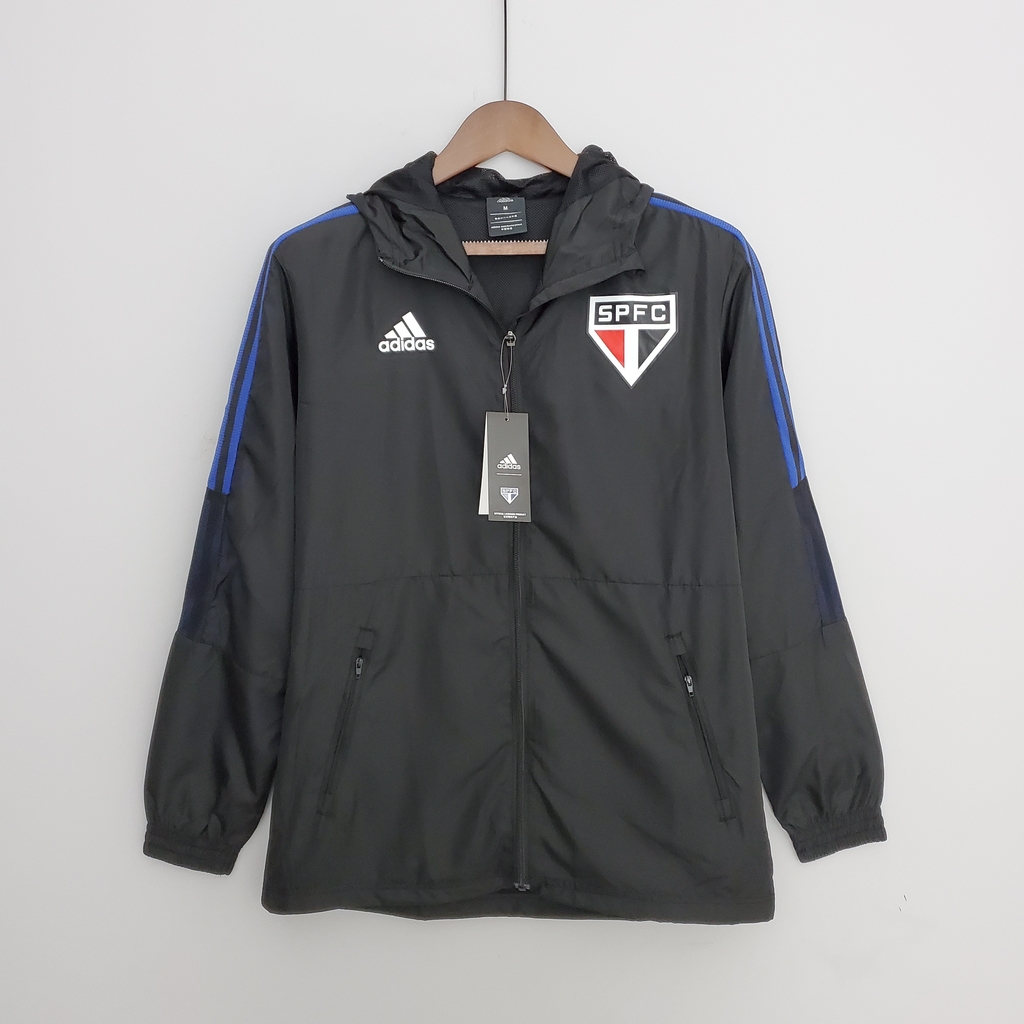 Jaqueta Corta Vento S o Paulo 22 23 Adidas Preto