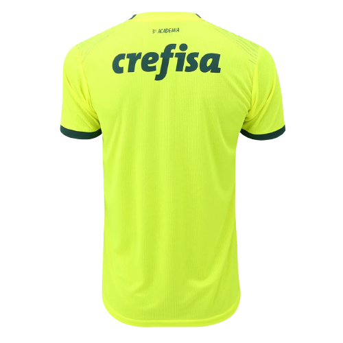 Camisa Palmeiras III 23 24 Masculina Amarelo Fluorescente