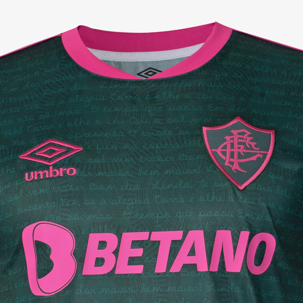 Camisa Fluminense III 23/24 Masculina - Umbro: Design Vibrante em Ver