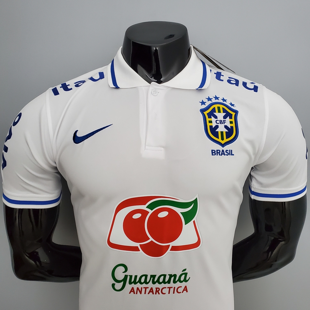 Camiseta Infantil Seleção Brasileira Branca