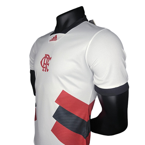 Camisa Flamengo coleção Icon 2023 - Jogador Masculina Adidas - Branco/Preto