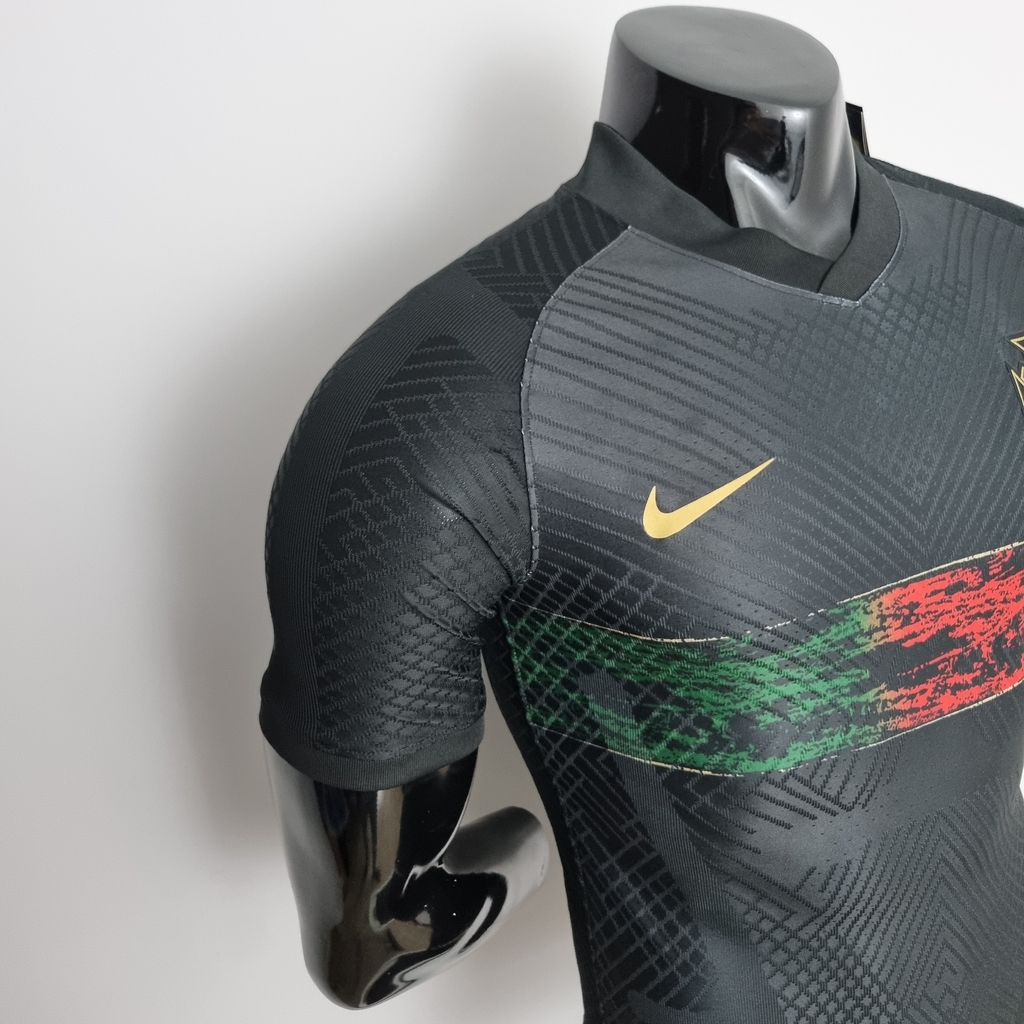 Camisa Seleção PORTUGAL Treino Versão Jogador 22/23 - Nike - Preta