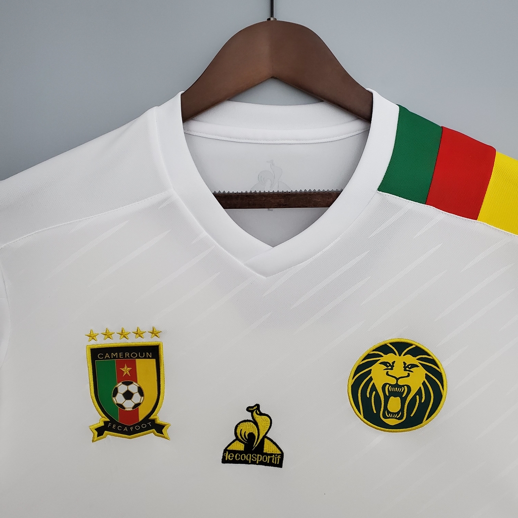 Camisa Seleção Camarões 2022 s/nº Masculina - Branca