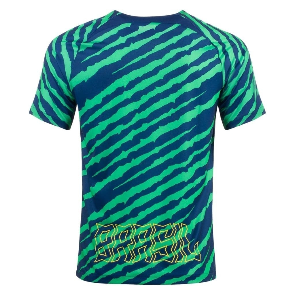 Camisa Seleção Brasil Green Edition 22/23 - MOD.TORCEDOR - Nike - Verde/Azul