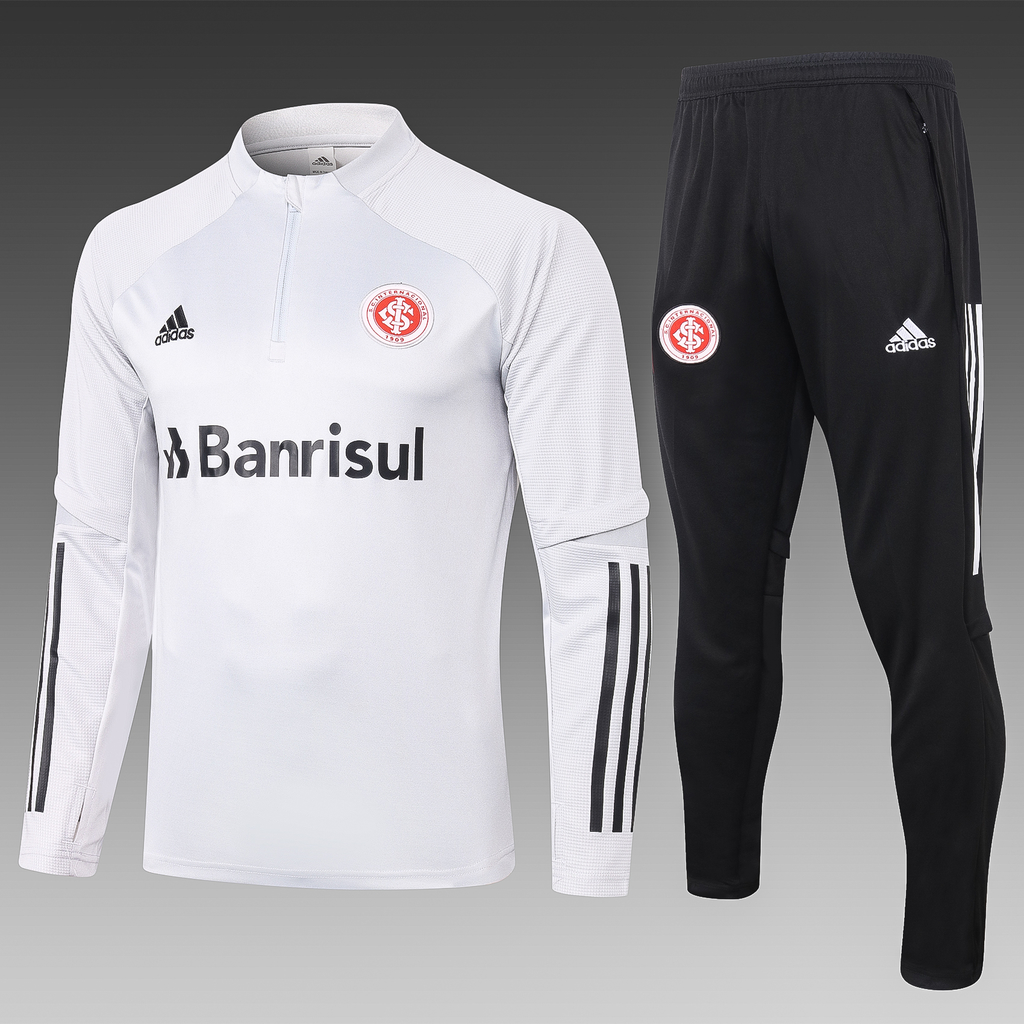 Agasalho Internacional Treino 21/22 adidas - Branco/Preto