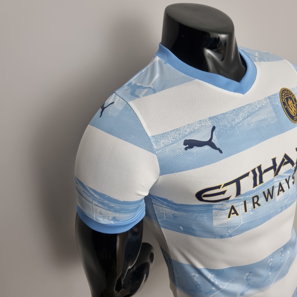 Camisa Manchester City Away 23/24 s/n° Pré Jogo Puma Manga Longa