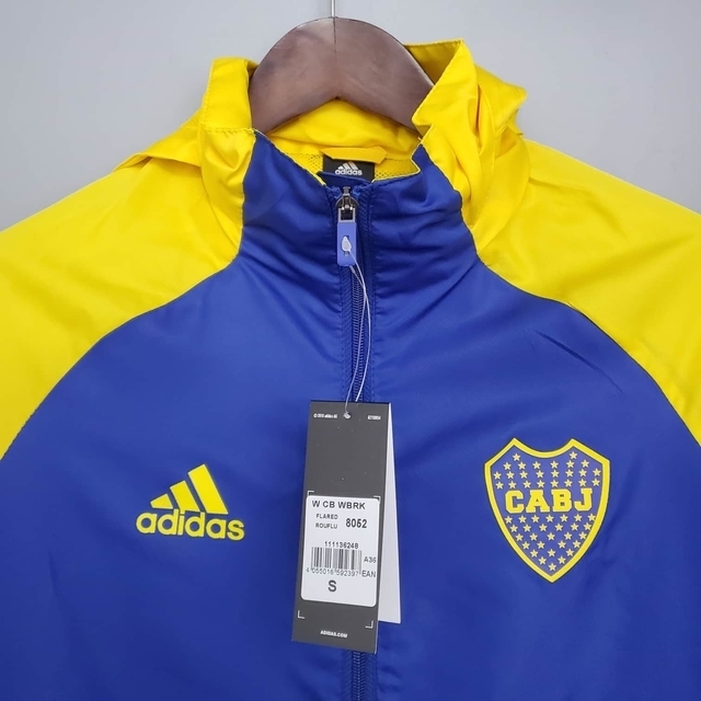 Corta vento adidas amarelo e azul outlet