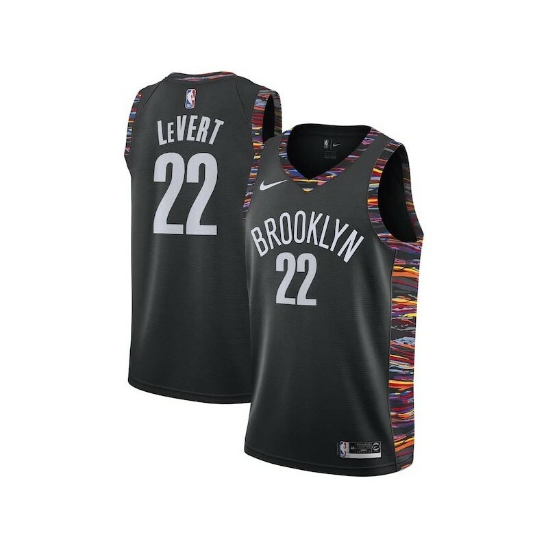 REGATA BROOKLYN NETS BLACK 20/21 SWINGMAN JERSEY - CITY EDITION