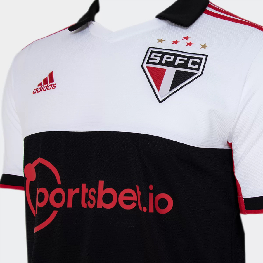 Camisa São Paulo I 21/22 s/n° Torcedor Adidas Masculina - Branco+