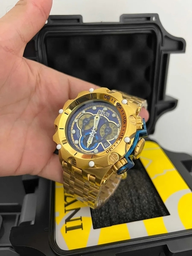 Relogio 27791 Venom Hybrid Banhado A Ouro 18k 100 Original Sem Caixa
