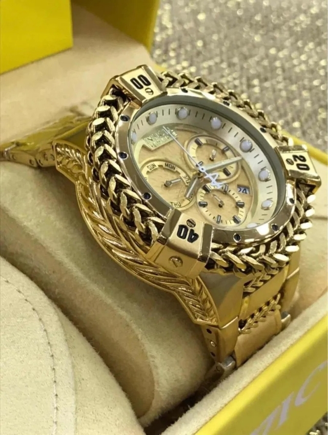 Relogio Invicta Reserve Bolt Hercules Jason Taylor Original S Caixa