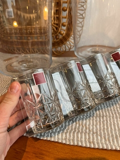 Set x6 vasos tallados - comprar online