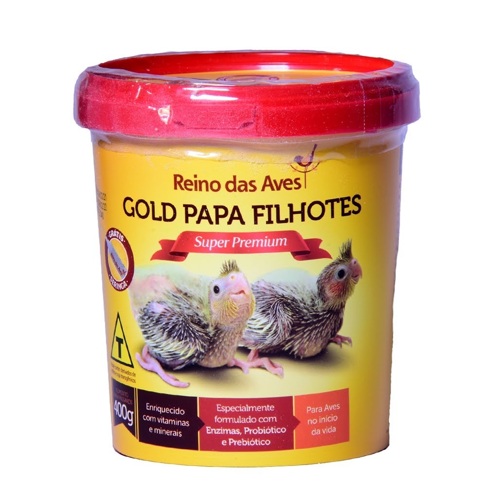 Gold Papa Filhotes Pote 400 g - Junior Pet Shop Suzano