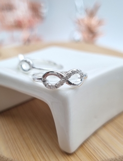 ANILLO INFINITO WHITE t:18/ exp AB agui - comprar online