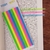 Notas adesivas stick note flags fininho fluorescente 2