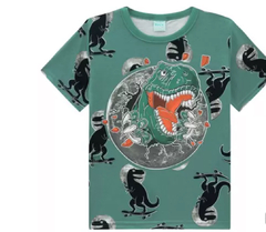 Pijama Dinossauro Verde na internet