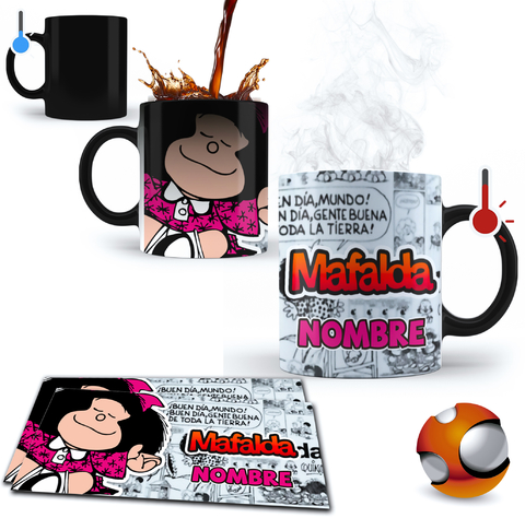Taza Mágica Personalizada Mafalda 52
