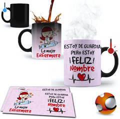 Taza Mágica Personalizada Enfermera 05