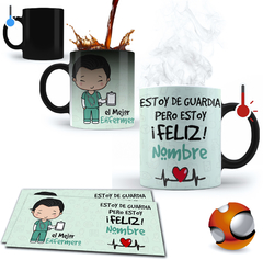 Taza Mágica Personalizada Enfermero 08