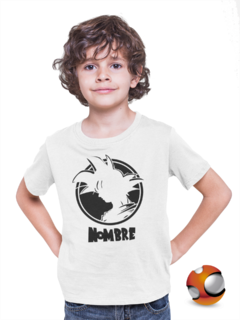 Playera para niño, niña o adulto Goku Personalizada Todas Las Tallas