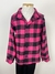 Camisa infantil xadrez rosa pink flanela - loja online