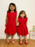 Vestido Isabela Vermelho - Ticotô - Roupas infantis