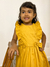 Vestido infantil menina amarelo mostarda com babados - Ticotô - Roupas infantis